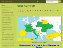 Tablet Screenshot of euro-diatomite.com